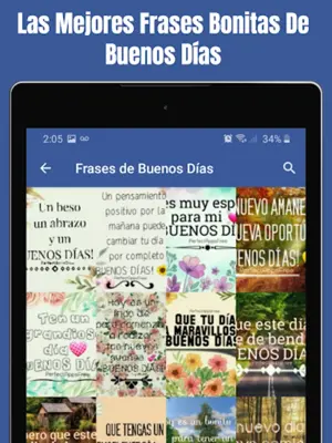 Frases Bonitas De Buenos Días android App screenshot 7